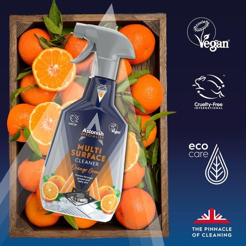 Astonish multi surface cleaner with orange oil - 750 ml - Image 4