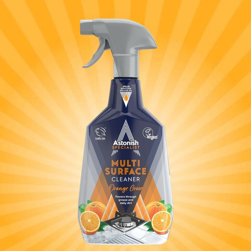 Astonish multi surface cleaner with orange oil - 750 ml - Image 2
