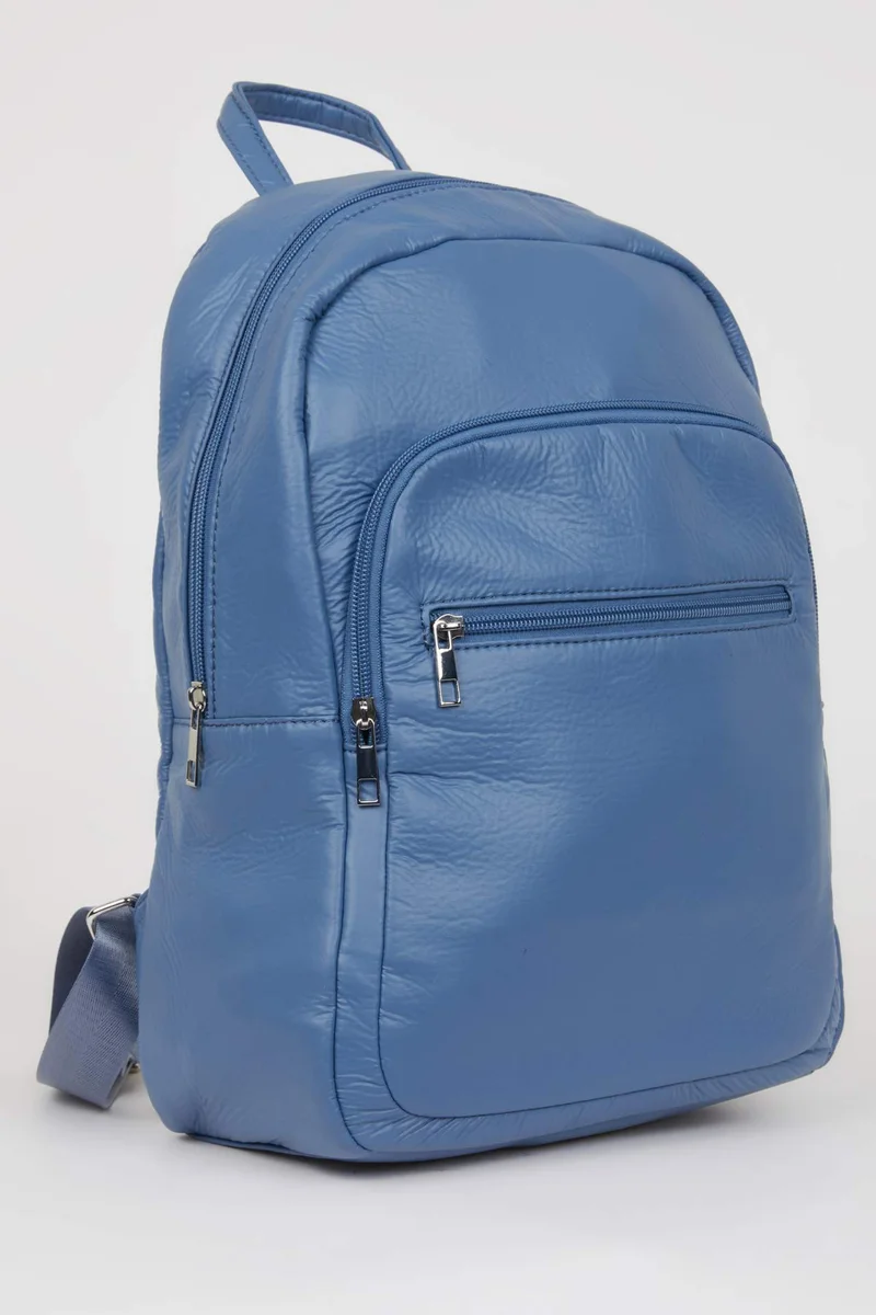 ديفاكتو Unisex Faux Leather Backpack