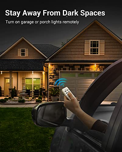 DEWENWILS Remote Control Light Bulb Socket, Wireless Light Socket Switch Kit, Remote Light Socket E26/E27 Base for Pull Chain Light Fixture, No Wiring, ETL Listed(1 Remote+3 Sockets) - Image 5