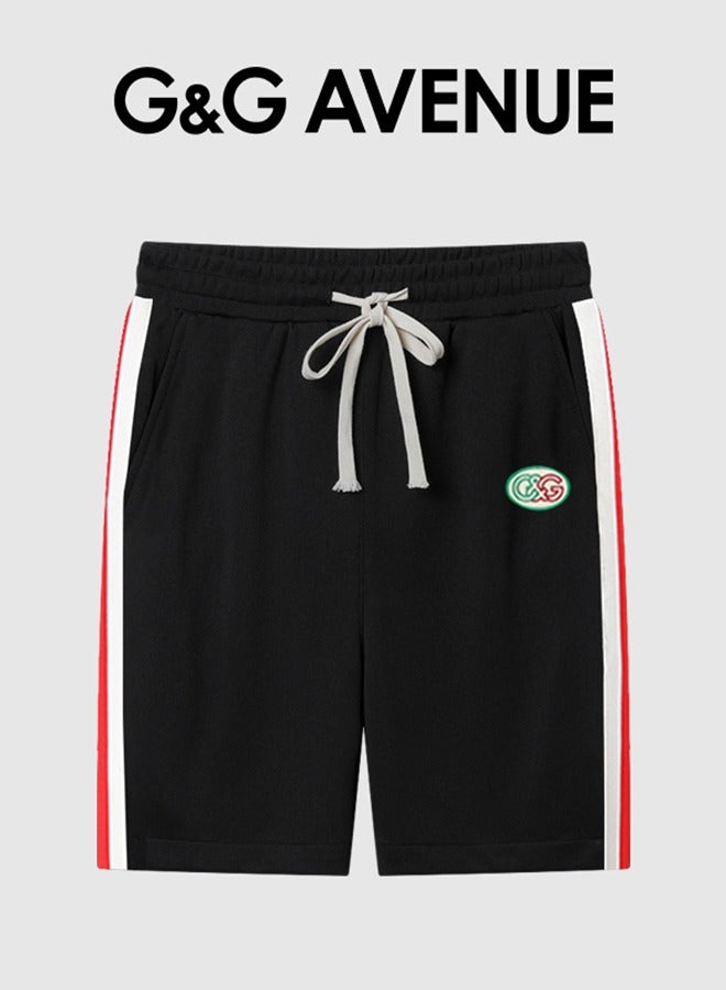 G&G AVENUE Men's summer sports shorts, men's sportswear running shorts, drawstring sports shorts for men, loose cotton sports shorts with pockets - Image 1