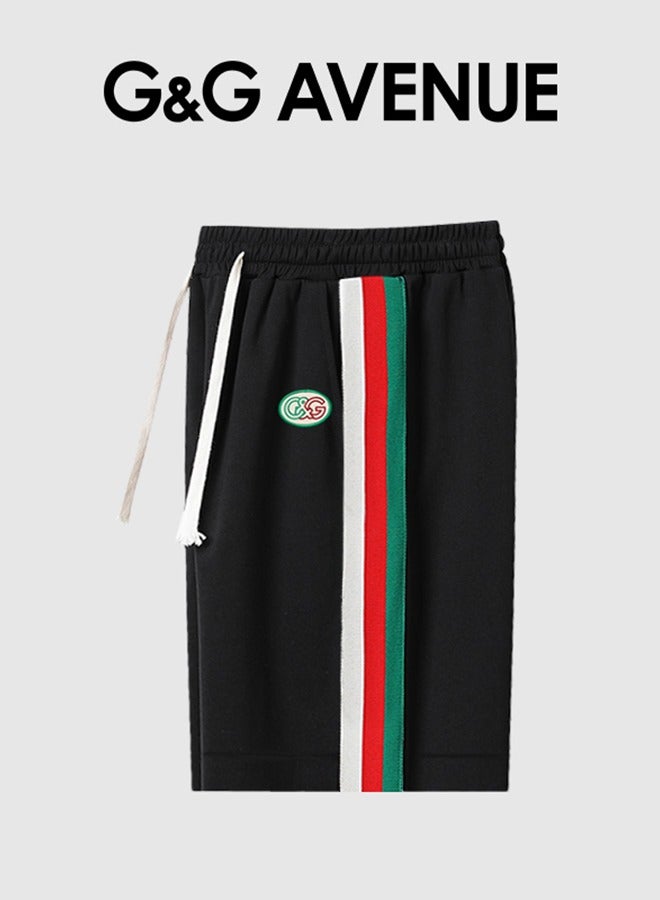 G&G AVENUE Men's summer sports shorts, men's sportswear running shorts, drawstring sports shorts for men, loose cotton sports shorts with pockets - Image 3