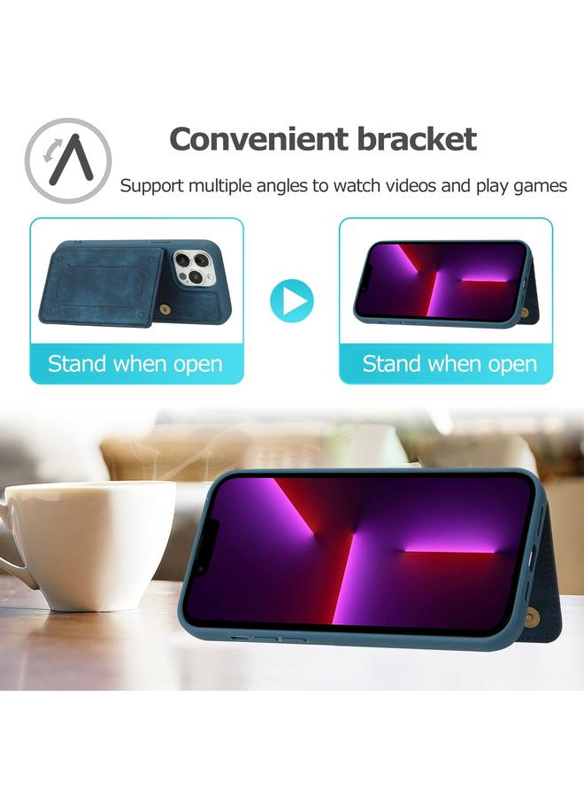 زبون جراب لهاتف iPhone 13 Pro Max Dream غطاء خلفي مغناطيسي مع محفظة للبطاقات - Image 4