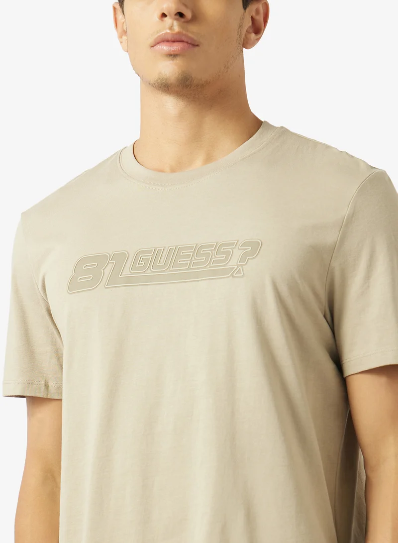 GUESS  Crew Neck Regular Fit T-Shirt for Men | Best Price UAE