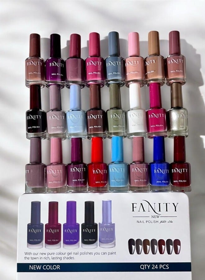 fanity Nail Polish - 24 Permanent Colors PH-199 - Image 2