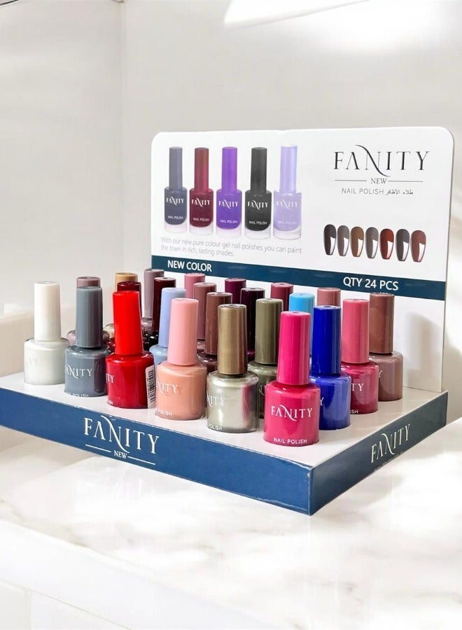 fanity Nail Polish - 24 Permanent Colors PH-199 - Image 4