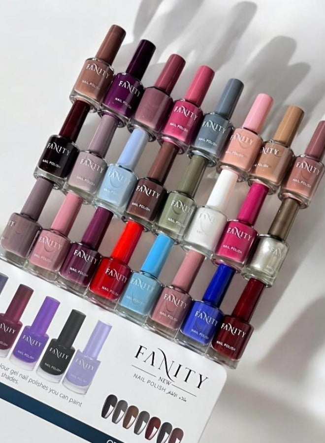 fanity Nail Polish - 24 Permanent Colors PH-199 - Image 1