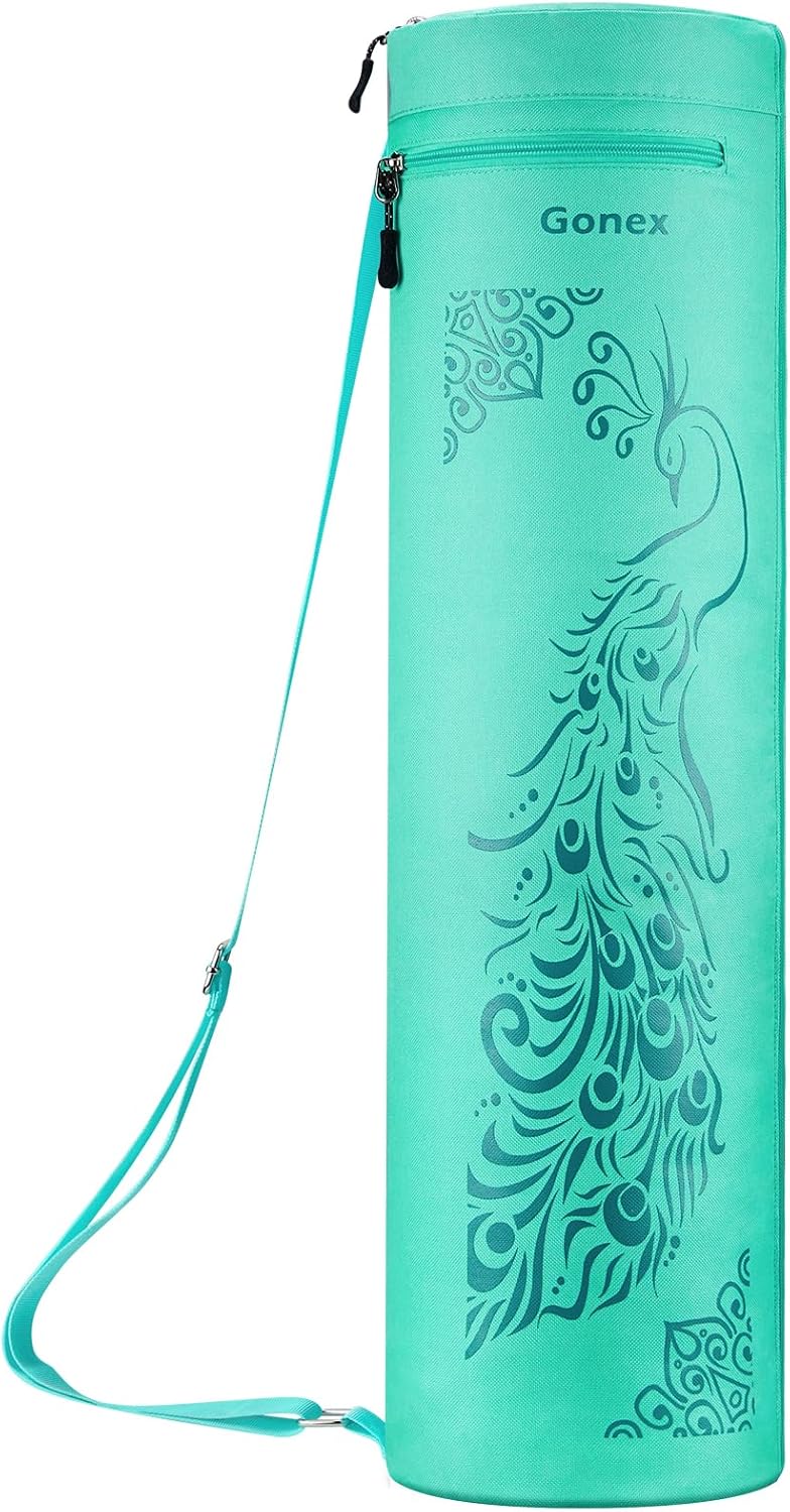 Gonex Yoga Mat Bag, Yoga Mat Carrier Full-Zip Exercise Yoga Mat Carry Bag for Women Men with 2 Multi-Functional Storage Cargo Pockets Extra Wide Adjustable Shoulder Strap - Image 1