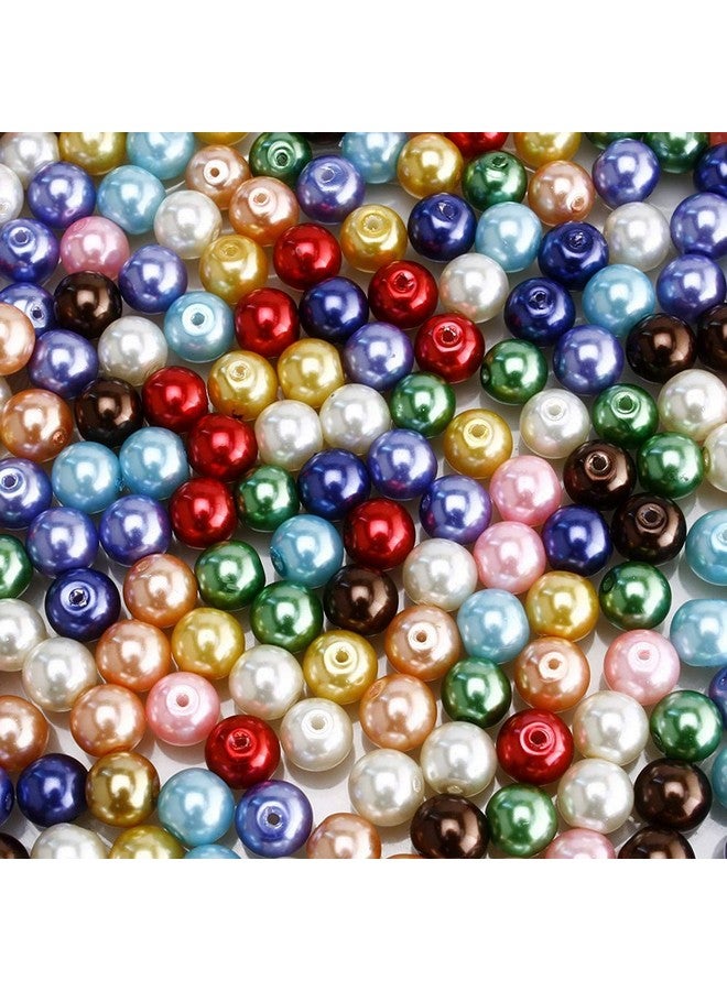 روبيكا 200 قطعة مزيج التشيكية الصغيرة الساتان بريق الزجاج اللؤلؤ حبة مستديرة 12 مللي متر تشكيلة الديكور لتقوم بها بنفسك مجوهرات - Image 4