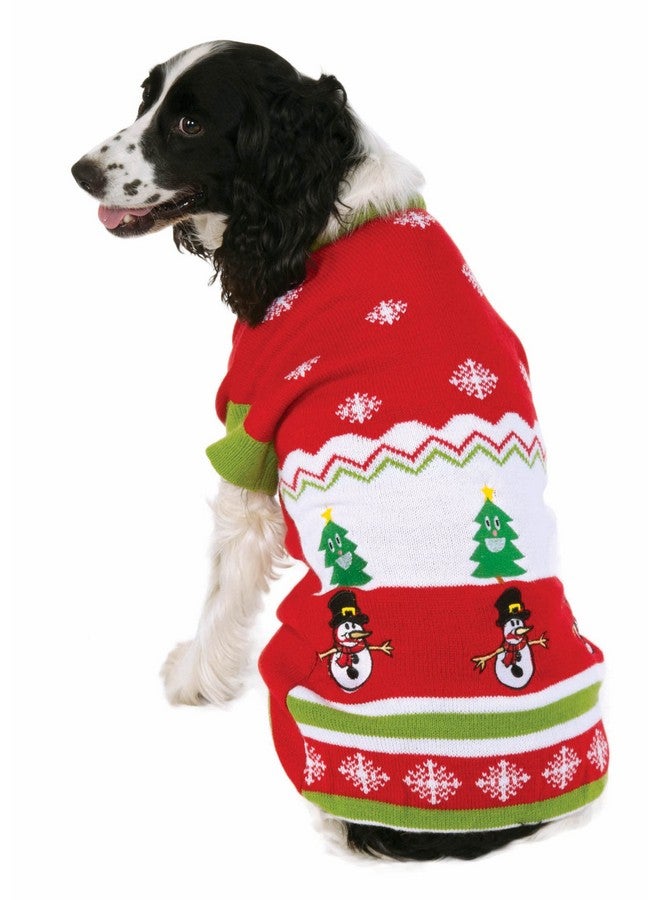 سترة روبيز القبيحة بنقشة عيد الميلاد للحيوانات الأليفة، مقاس كبير جدًا