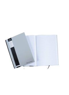 Pukka Pad Pukka Pads A5 Casebound Silver Notebook Pukka Pad A5 Silver Notebook with Ribbon Casebound Hard Cover 192 Pages 90gsm Ref RULA5  - Image 2