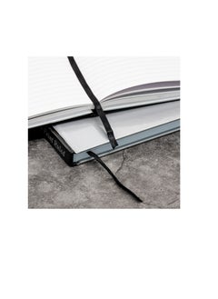 Pukka Pad Pukka Pads A5 Casebound Silver Notebook Pukka Pad A5 Silver Notebook with Ribbon Casebound Hard Cover 192 Pages 90gsm Ref RULA5  - Image 4