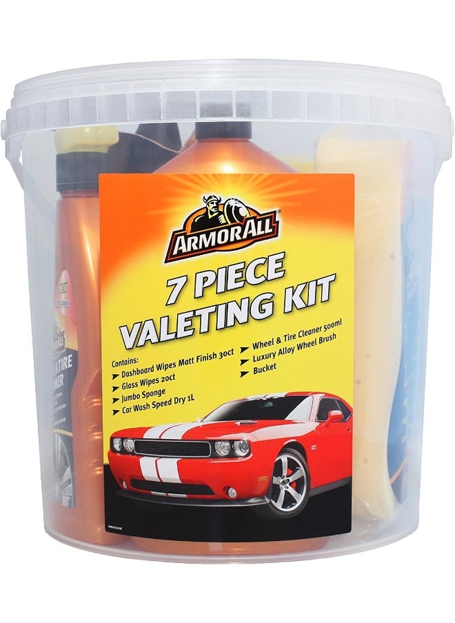 ARMOR ALL Car Cleaning Kit, 7 Piece Valeting Kit, Interior and Exterior Cleaning  - Image 1