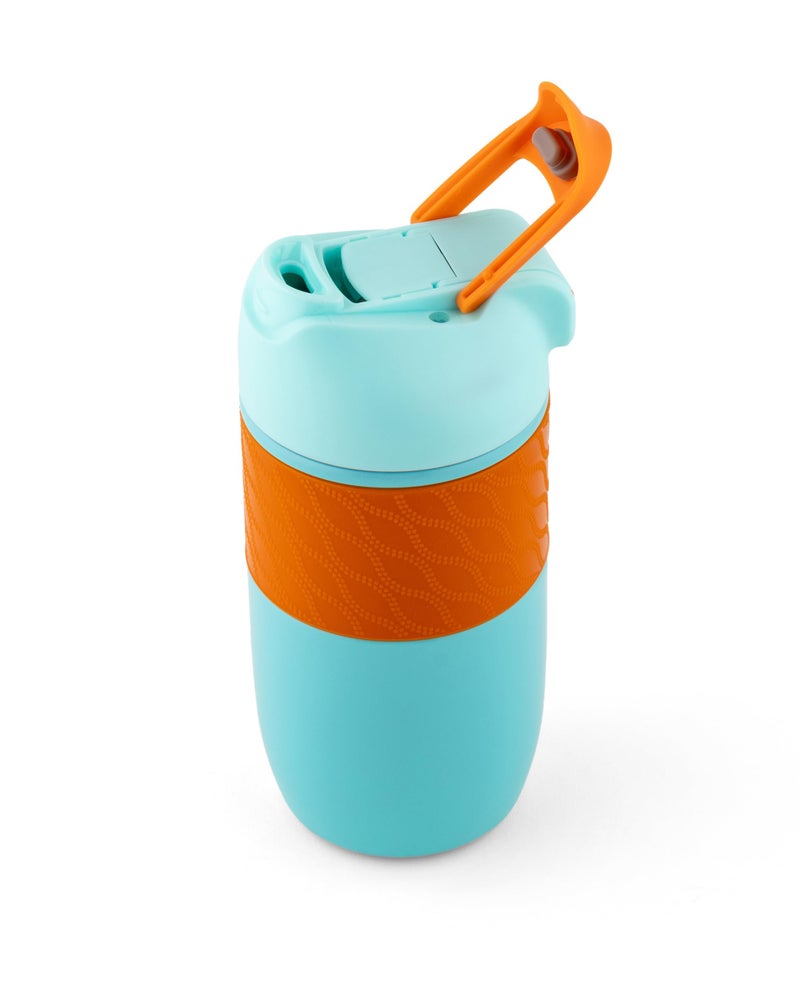 DUBBLIN Insta Stainless Steel Tea & Coffee Mug | Double Wall Vacuum Insulated Travel Mug with Handle & Leak-Proof Lid | Wide Mouth Tumbler Thermo Flask- Keeps Hot 6 Hrs & Cold 12 Hrs, 520ML- Blue - Image 4