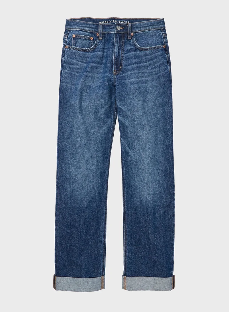 American Eagle Low Rise Straight Jeans