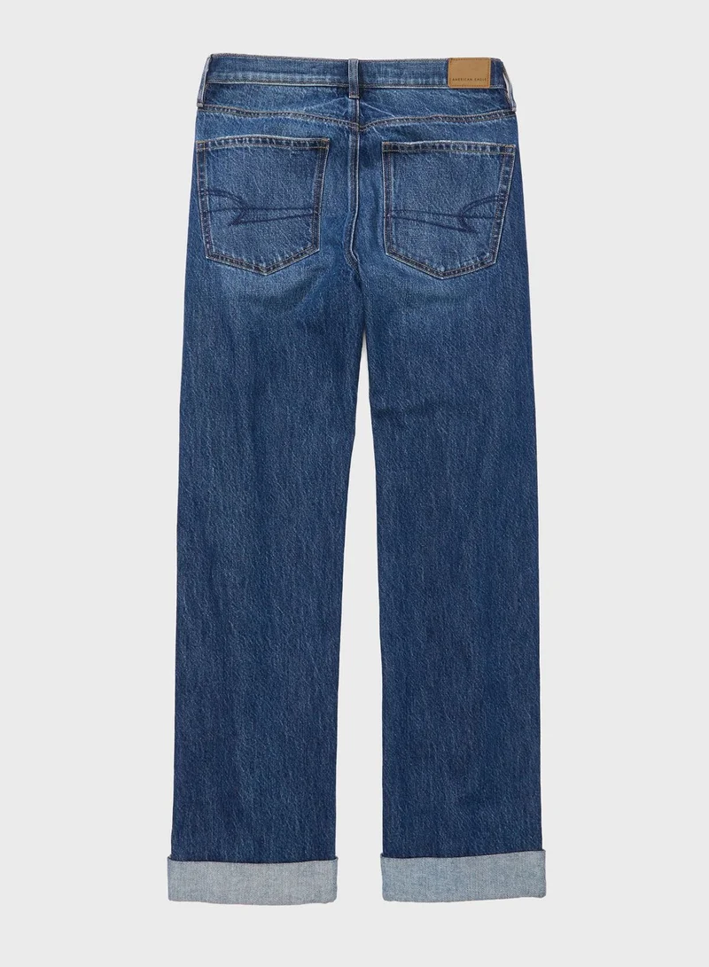 American Eagle Low Rise Straight Jeans