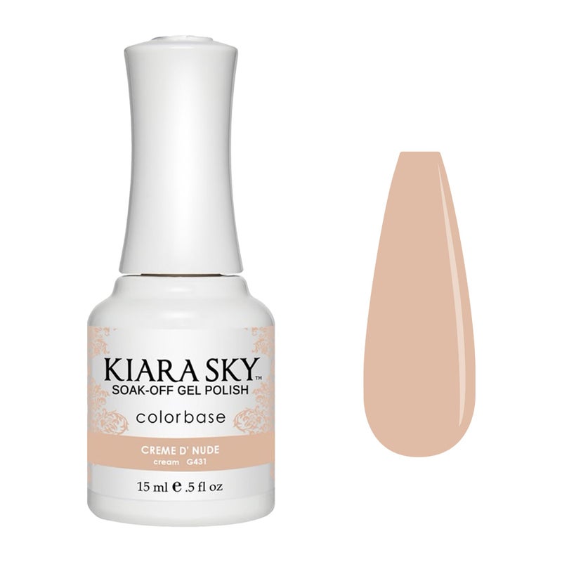 Kiara Sky Gel Polish - Creme D'Nude - G431 - Image 1