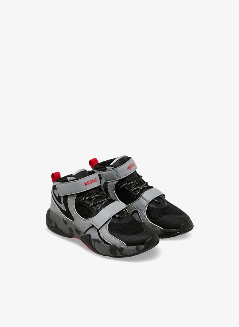 SHAQ Boys Hook & Loop Basketball Shoes
