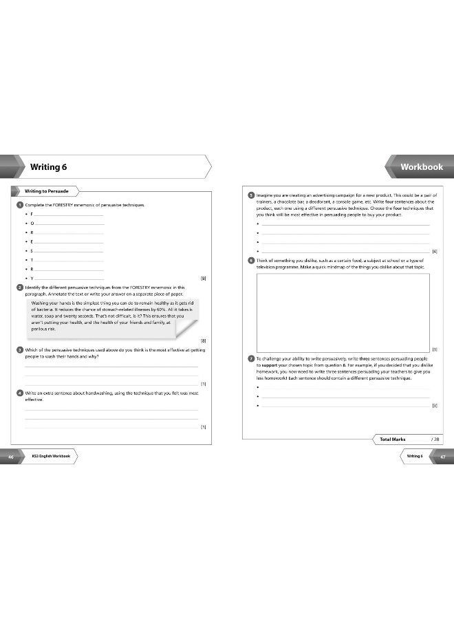 Ks3 English Workbook Ideal For Years 7 8 And 9 Collins Ks3 Revision By Collins KS3 Paperback - Image 5