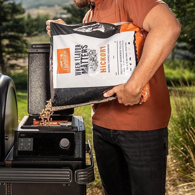 TRAEGER PEL319 Hickory 100% All-Natural Hardwood Grill Pellets - Image 5