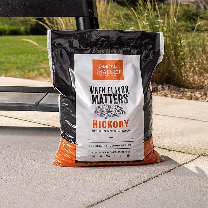 TRAEGER PEL319 Hickory 100% All-Natural Hardwood Grill Pellets - Image 2