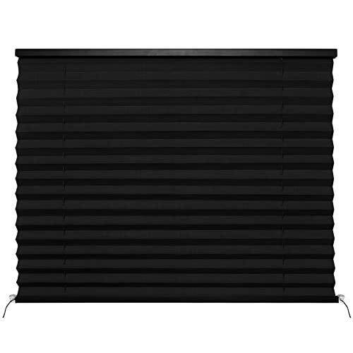 NOVINO RV Blinds for Camper Window,RV Shades Camper Blinds for Travel Trailers,Motorhome Pleated Window Shades-26 W x 24" L - Image 1