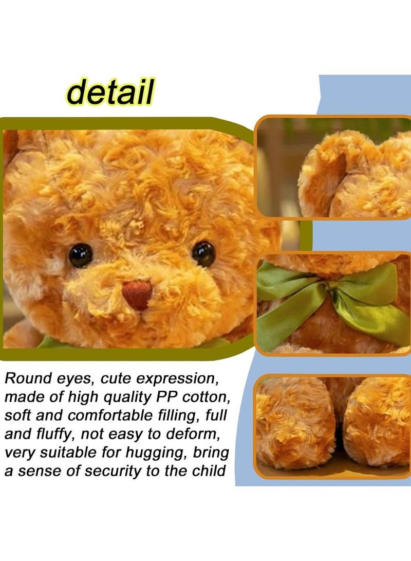 Yalla Pick 30 Cm Classic Brown Teddy Bear, Premium Soft Plush Stuffed Animal Toy, Cuddly Companion for Kids and All Ages, Perfect Gift and Home Decor - Image 3