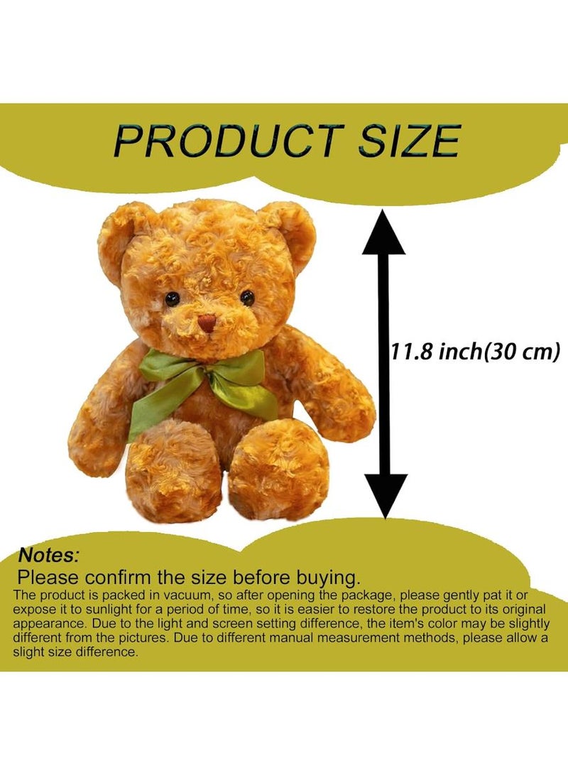 Yalla Pick 30 Cm Classic Brown Teddy Bear, Premium Soft Plush Stuffed Animal Toy, Cuddly Companion for Kids and All Ages, Perfect Gift and Home Decor - Image 2