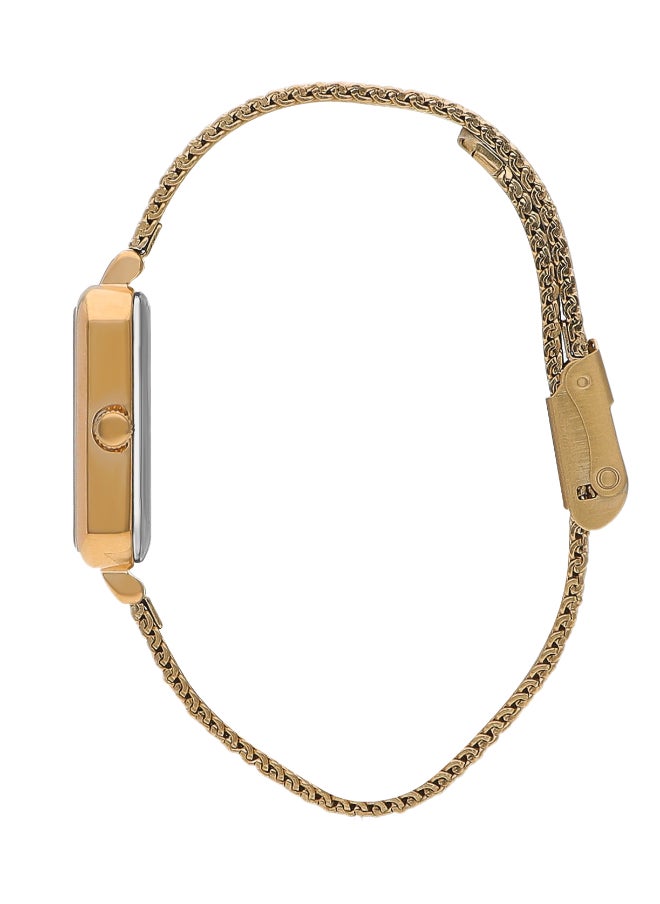 Lee Cooper Lee Cooper LC07815.120 Women's Analog Display Watch & Mesh Strap Gold  - Image 2
