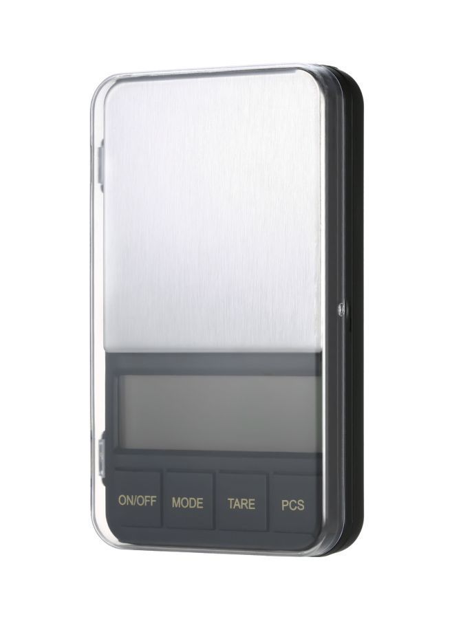 NIBEMINENT Portable Electric Digital Kitchen Scale Black/Clear/Silver 12.2x2.3x7centimeter - Image 2