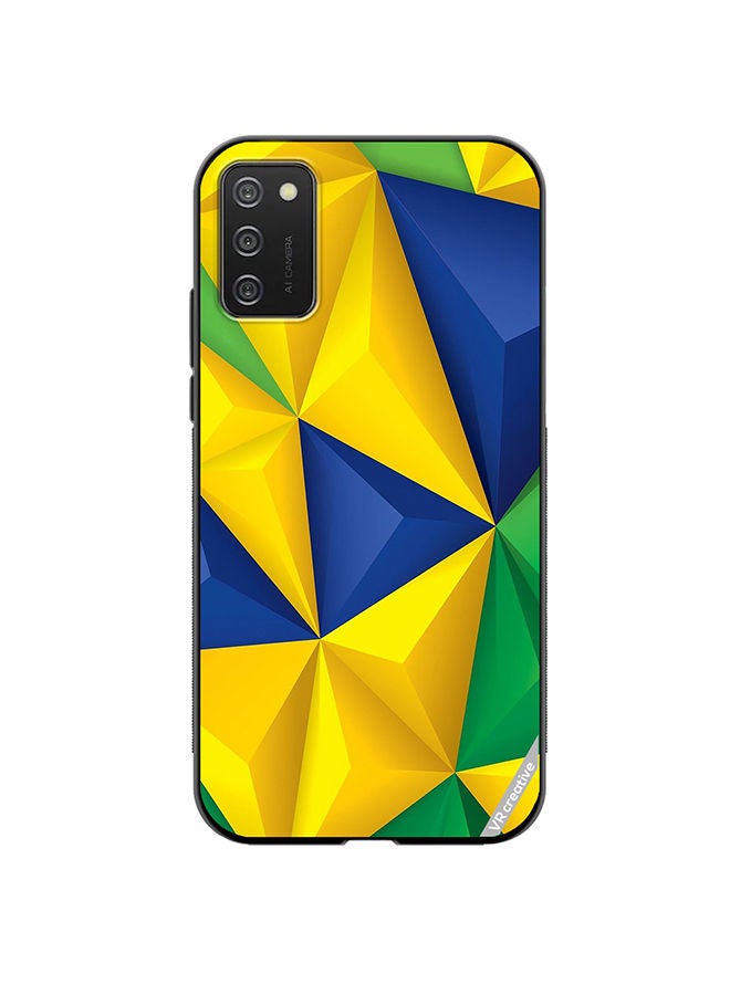 VR CREATIVE Protective Case Cover For Samsung Galaxy A03s Texture Design Multicolour - Image 1