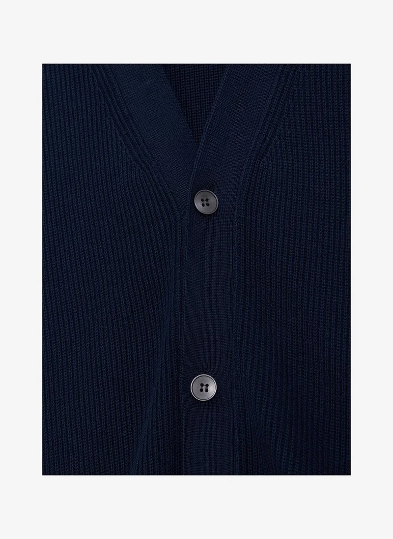 French Connection  Men's Navy Knit Cardigans for Men | Best Price UAE
