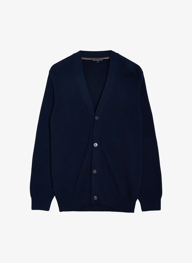 French Connection  Men's Navy Knit Cardigans for Men | Best Price UAE