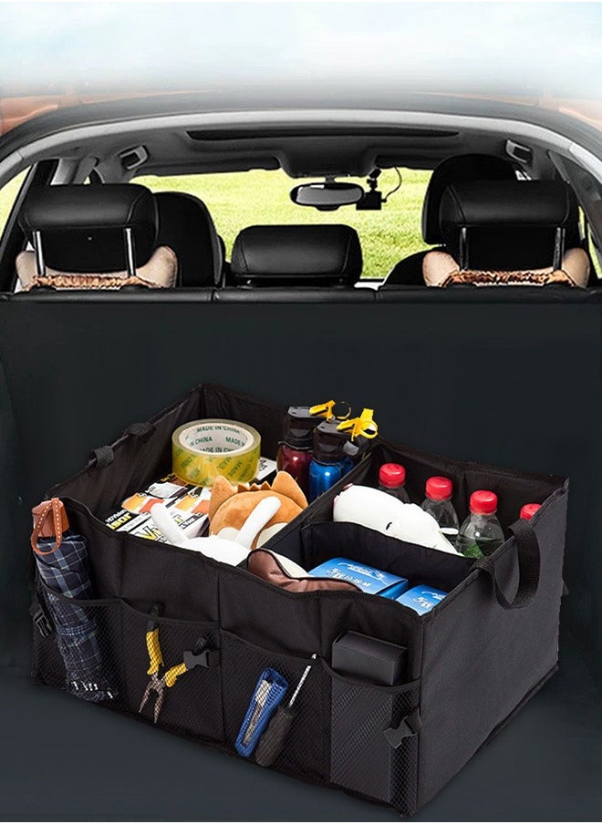 Lemon Car Trunk Organizer, Collapsible, Snack Storage Organizer Bins, for Car SUV Sedan (Black)  - Image 2