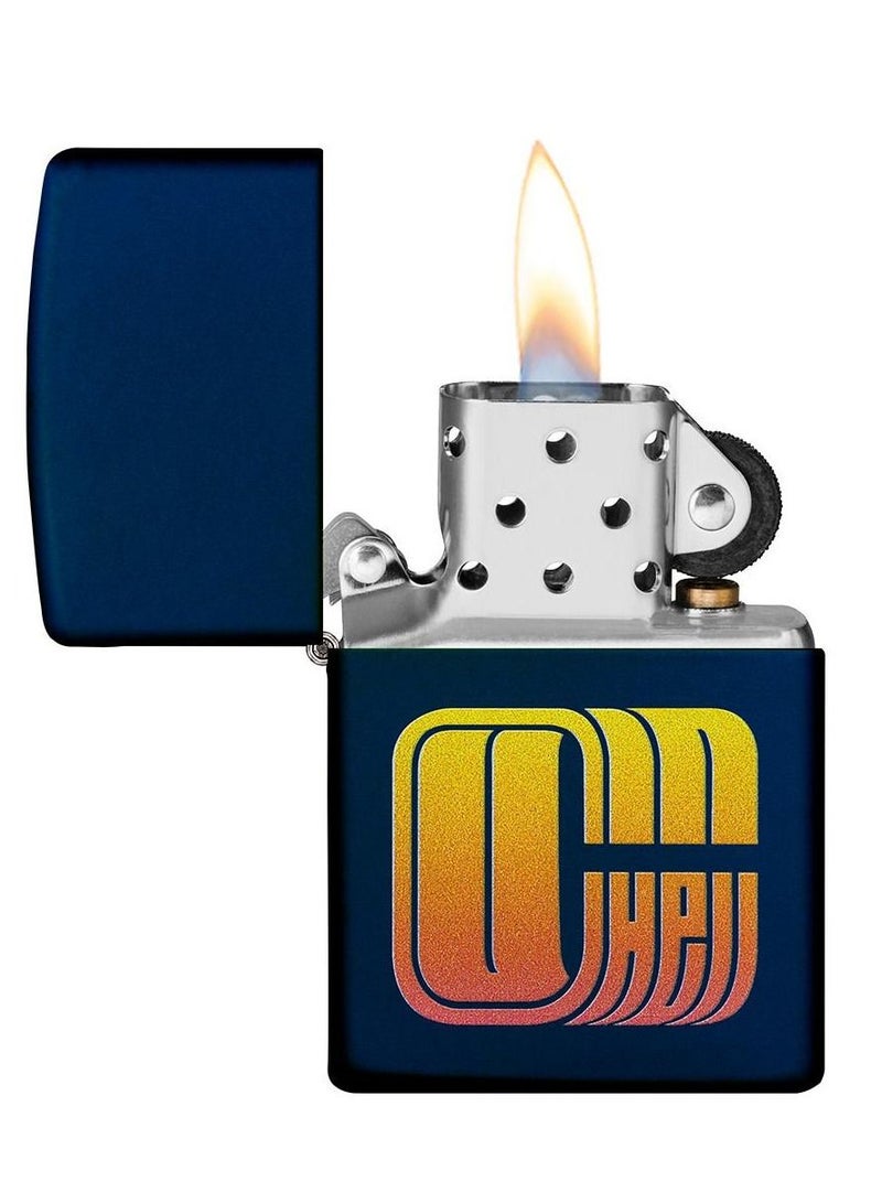 Zippo ولاعة ألكسندر بريف سي يو البحرية غير اللامعة المقاومة للرياح - Image 2