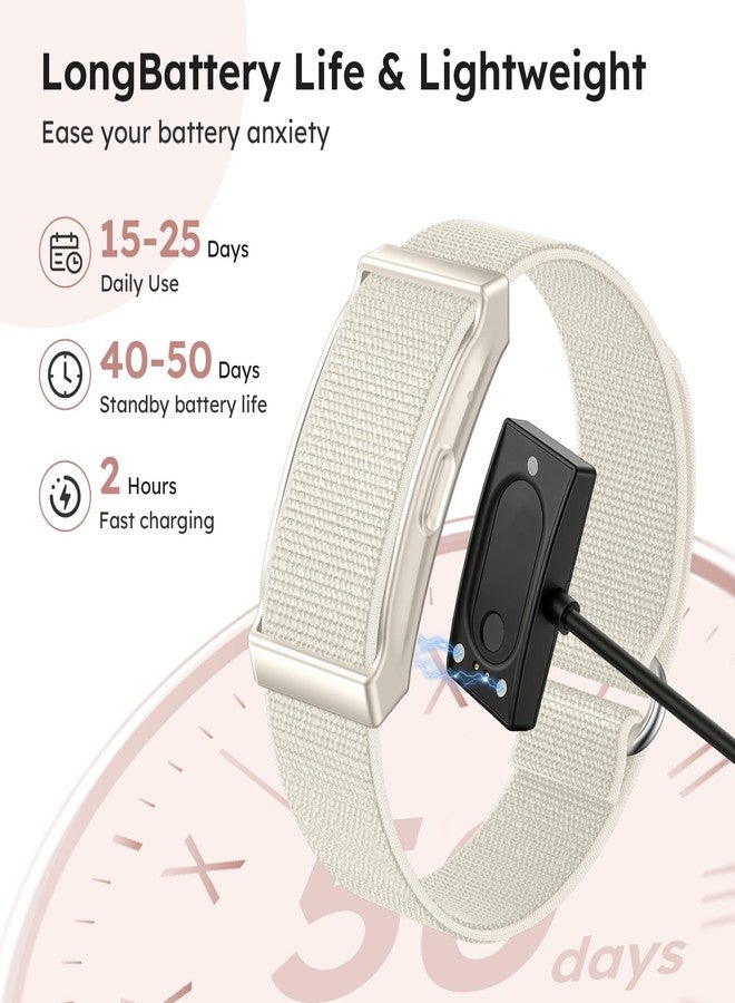Loluka Smart Bracelet for Women and Men with 2 Bands, Screenless Fitness Tracker No Screen Lightweight for 100+ Sports IP68 Waterproof Wearable Activity Wristband Heart Rate Sleep Monitor - Image 4