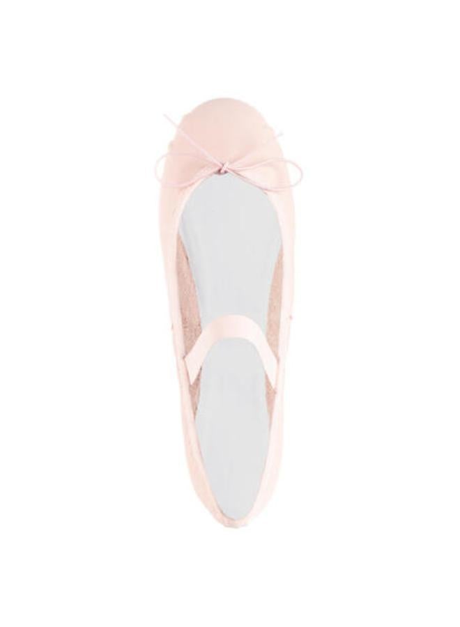 STAREVER Kids' Full Sole Leather Ballet Demi-Pointe Shoes - Pink  - Image 3