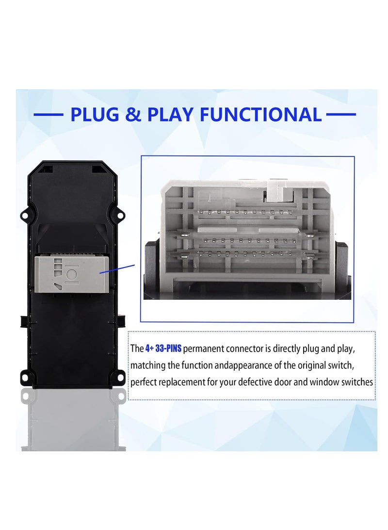 Generic Window Switch Front Side Parts no 35750-TB0-H01 Driver Side Master Power Window Switch Compatible for Honda Accord 2008 To 2012 Model  - Image 5