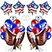 Sosation 24 Pcs 250th Anniversary Patriotic Eagle Balloon USA Red Blue and White Balloons Memorial Day Party Decorations Large Eagle Foil Balloons Fourth of July Star American Flag Decor for Birthday Party - Image 2