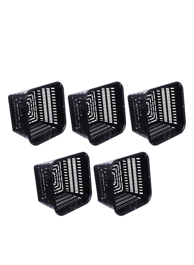 أكواب شبكية، 5 قطع من الأواني البلاستيكية المستخدمة في الزراعة المائية وزراعة الأوركيد، سلال زراعة شبكية مثقوبة للاستخدام الداخلي والخارجي - Image 1