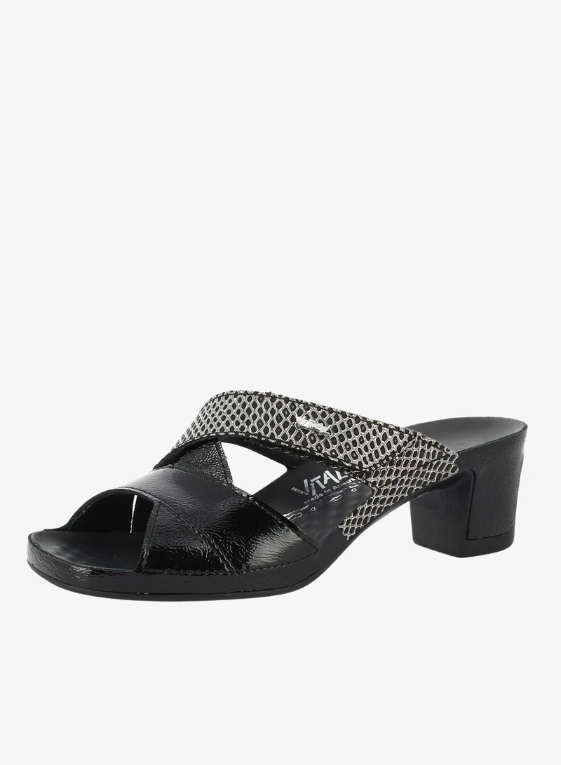 Vital schwarz 148-887 Vital Ladies Block Heel Sandals Joy - Naplack/Fox 05034AS schwarz for Women | Best Price UAE