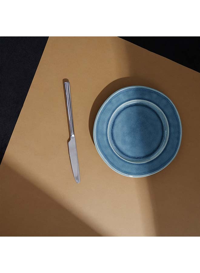 Famiware Aurora 6 Piece Reactive Glaze Dinner Plates in 10.25 inches, Scratch Resistant, Microwave & Dishwasher Safe, Lagoon Blue  - Image 4