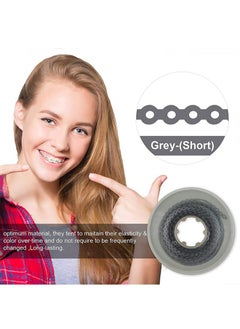 HaLunhi Orthodontic Bracket Rubber Chain Power Chain, Medium Distance, Dental Rubber Chain For Brackets, Continuous, Transparent and Gray, 2.28m/Roll  - Image 5