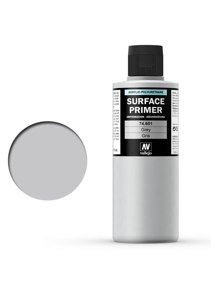 Vallejo VALLEJO-SURFACE PRIMER GREY PRIMER 200ml 