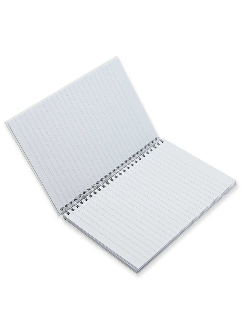 FIS Pack Of 5 Spiral Hard Cover Notebook, 96 Sheets A5 Swan Design 1 -FSNBSHCA596-SWA1 - Image 2