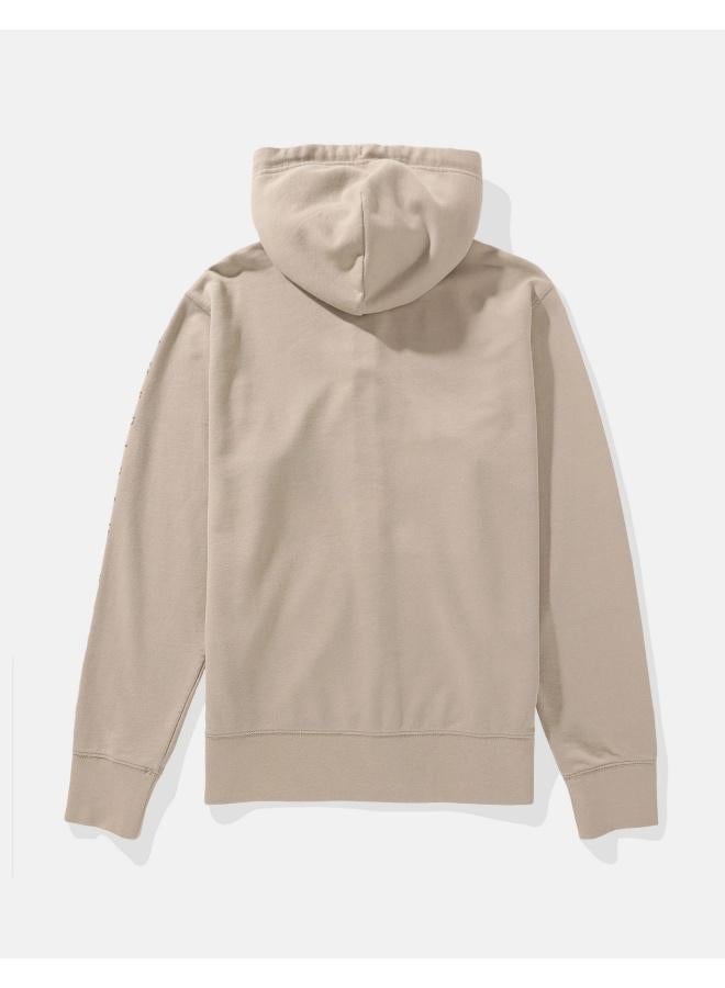 American Eagle AE Logo Graphic Zip-Up Hoodie  - Image 2