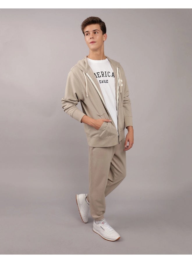 American Eagle - AE Logo Graphic Zip-Up Hoodie - Image 1