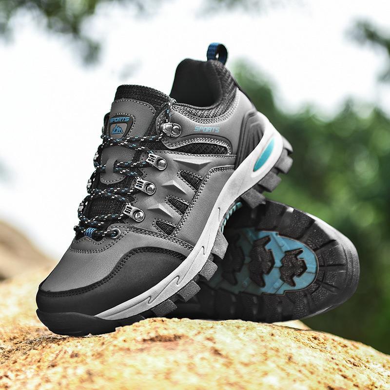 Cross-border plus size 2022 new autumn and winter mens and womens shoes hiking shoes outdoor couples sneaker plus size travel shoes YT-A20 soot
