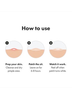 Hero Hero's Mighty Patch, Original Powerful Hydrocolloid Acne Pimple Patches for Effective Zit and Blemish Coverage - 36 Count for Clear and Smooth Skin  - Image 3
