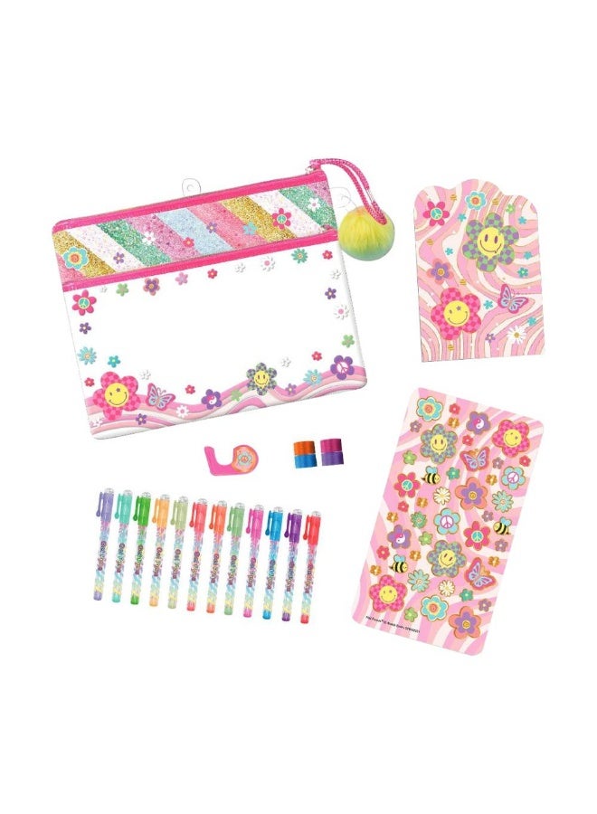 Hot Focus Groovy Flower Colorful Creations Gell Pen Pouch (20 Pieces) - Image 1